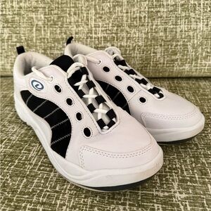VGUC Dexter Women’s Kristy Bowling 🎳 Shoes Black White Blue accents clean